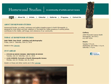 Tablet Screenshot of homewoodstudios.com